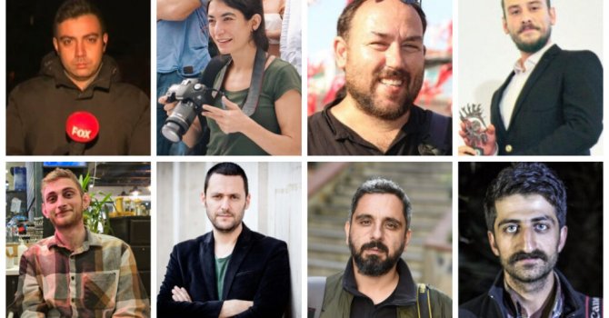 Protestoları izleyen gazetecilere şafak baskınıyla gözaltı