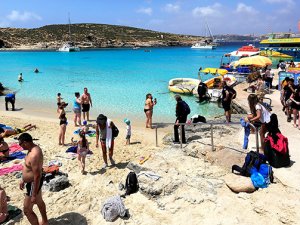Malta'nın cennet adası, Comino cehenneme döndü