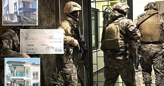 İngilizlerin villalarını sahte belge ile satan çete