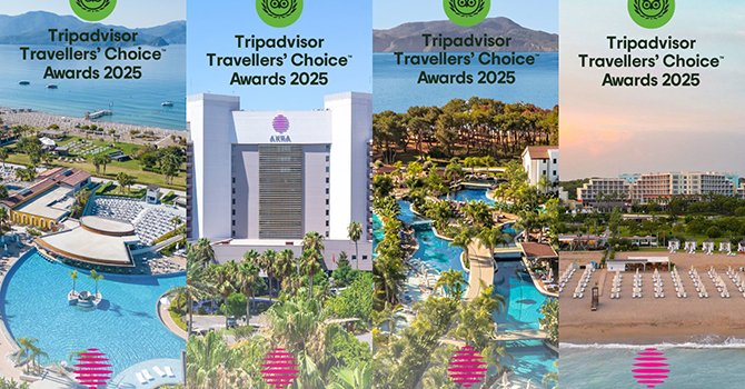 Akra Hotels’in 4 oteli dünyanın en iyileri arasına girdi