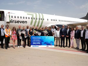 Gazipaşa-Alanya'da, Kopenhag Hava Taksi ilk uçuşunu yaptı