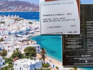 Tatil cenneti Mikonos’ta100 Euro bira İngiliz turistleri çıldırttı