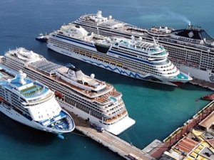 Türkiye limanlarına 6 ayda 490 kruvaziyer gemisi demir attı