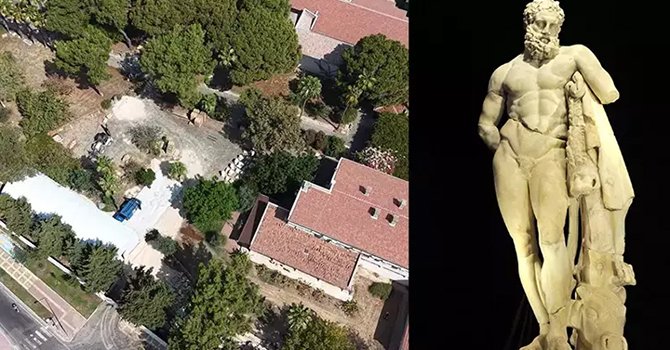 Yıkılacak Antalya Müzesi'nde 'Yorgun Herakles'e özel paketlendi
