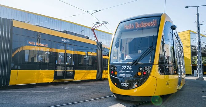 Budapeşte, AB Destekli CAF ile tramvay filosunu genişletiyor