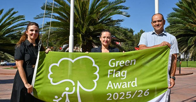 Antalya Belediyesi Uluslararası Yeşil Bayrak Ödülü kazandı