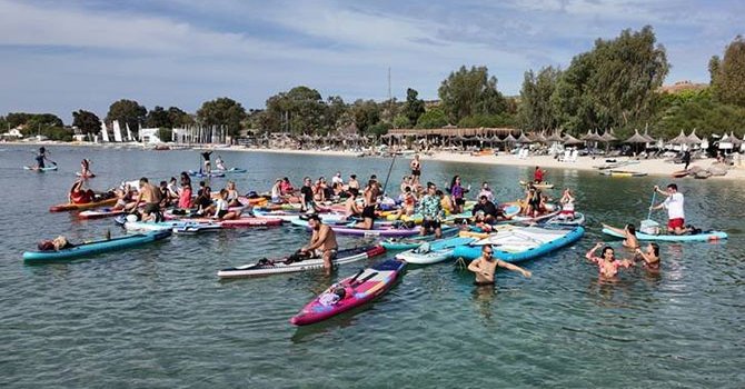 Paddle sezonu Foça’daki renkli finalle tamamlandı