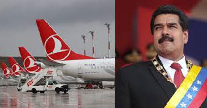 Maduro kızdı, THY'yi ülkeden kovdu