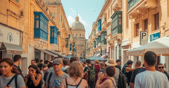 Malta, 2025'te Avrupalı turist patlaması yaşadı