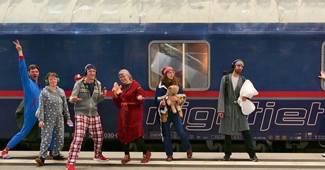 Avrupalıların pijamalı eylemi: Gece trenleri geri gelsin