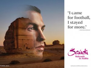Cristiano Ronaldo ile Suudi Arabistan tanıtımı