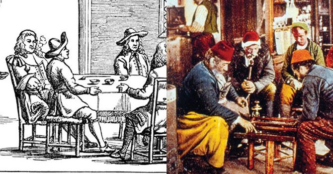 Amerika ve Osmanlı'nın devrim kahvehaneleri