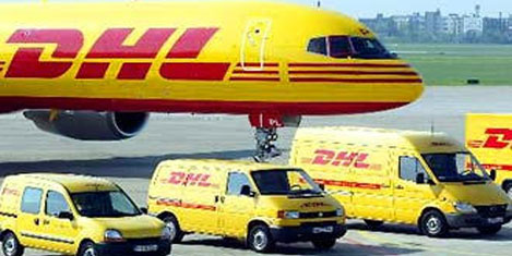 DHL'de kargo helikopteri