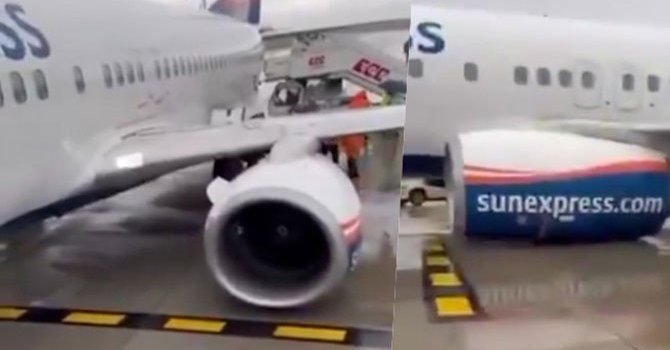 Antalya Havalimanı'nda facianın eşiğinden dönüldü!