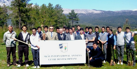 Skal Antalya ormanı kuruluyor