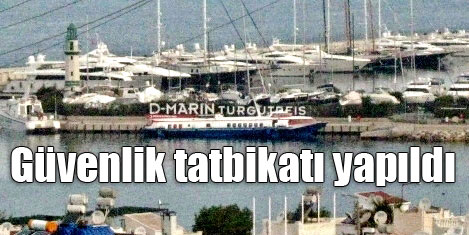 D-Marinde bomba tatbikatı