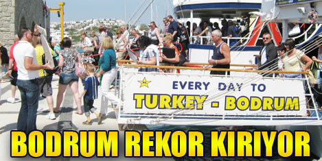 Bodrum Deniz kapısında rekor
