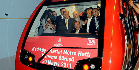 Kadıköy- Kartal metrosu testte