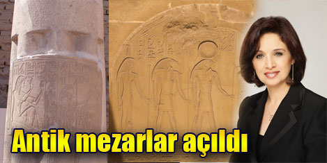 Mısırın Sakkara'da 6 mezar açıldı