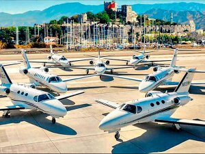 Bodrum'a 2 ayda 4 bin jet geldi!