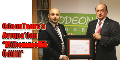 Odeon Toursa mükemmellik ödülü