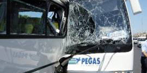 Alanyada kaza, 23 turist yaralı