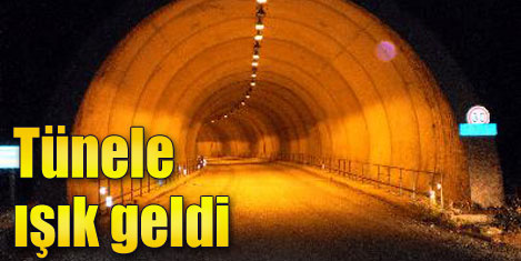 Dim Çayı Tüneli ışıklandırıldı