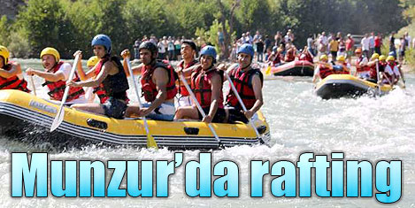 Munzur Vadisi'nde rafting