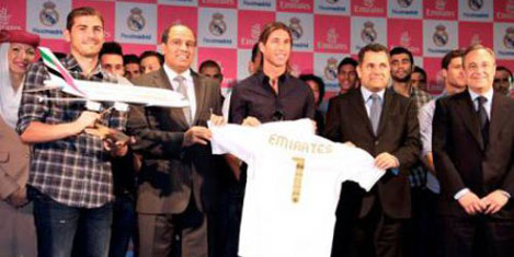 Emirates, Real Madrid'e sponsor