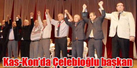 Kas-Kon'da Çelebioğlu başkan