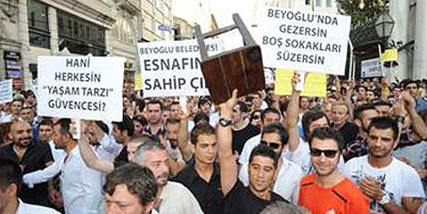 'İstiklal'e dokunma' yürüyüşü