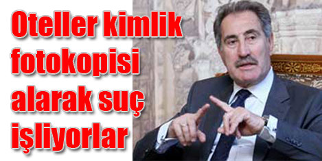 Otele kimlik fotokopinizi vermeyin