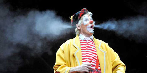 Palyaçolar Rusya'da toplandı