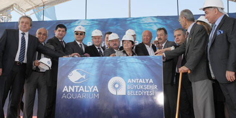 Dev Aquariumun temeli atıldı