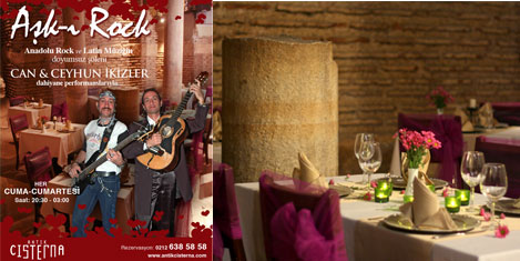 Antik Cisternada müzik keyfi