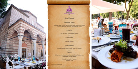 Hürrem Sultan Hamamı'nda iftar