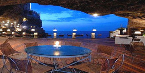 Mağara restoran müşteri çekiyor