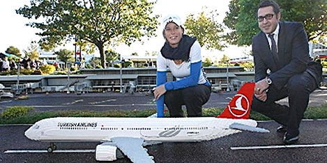 Legolanda THY uçağı yerleşti