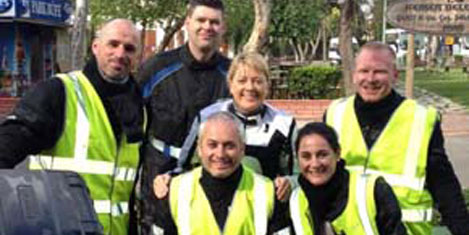 İngiliz gezginler Alanya'da