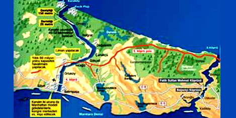 Kanal İstanbul'un primi köyler