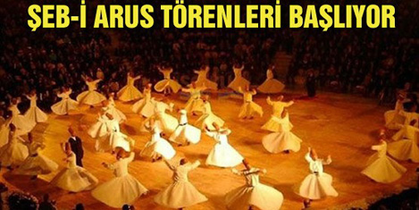 Şeb-i Arus törenleri başlıyor