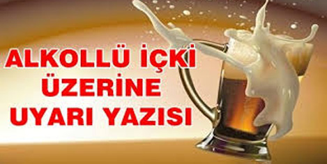 Alkollü içkilerde uyarı etiketi