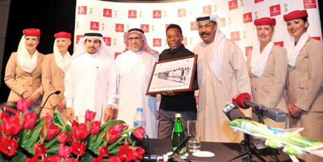 Pele Emirates'in temsilcisi oldu