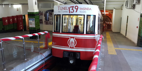 Karaköy Tüneli 139 yaşında