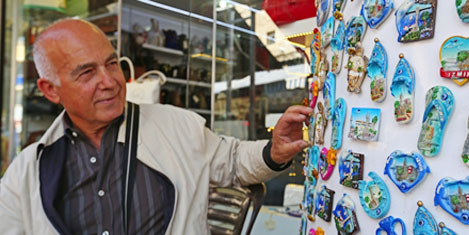 Komşu her sabah alışverişte