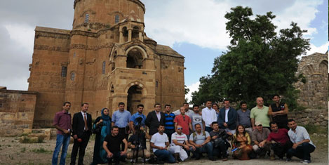 Erbilli gazeteciler Van'da