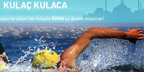 Soma için Boğaz'da yüzecekler