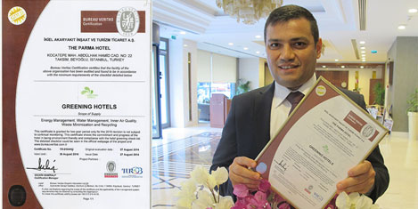 The Parma Hotele sertifika