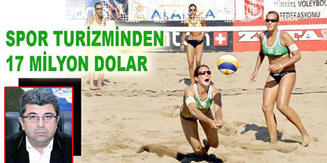 Spor turizminden 17 milyon dolar
