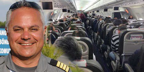 Karadenizli pilot, kırdı geçirdi